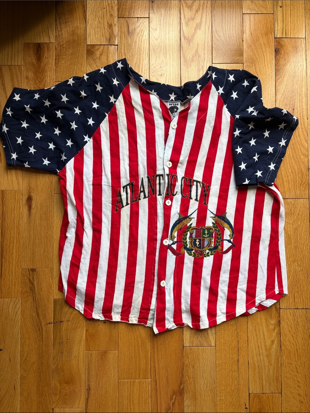 Atlantic City Flag Shirt, Fourth of July, 250th, Red White Blue, Stars & Stripes